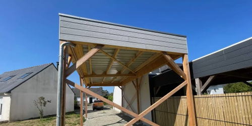 Juin 2024 : réalisation d'un carport (1/3)