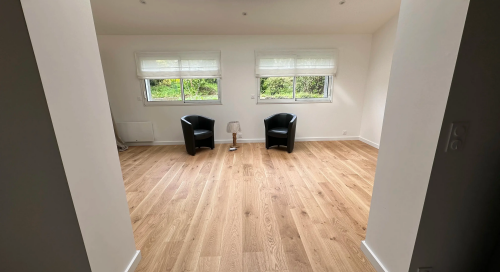 Exemple pose de parquet à Fouesnant