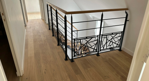 Exemple pose de parquet à Fouesnant