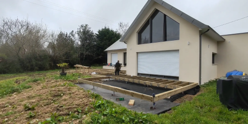 Mars 2025 : Réalisation d'une terrasse