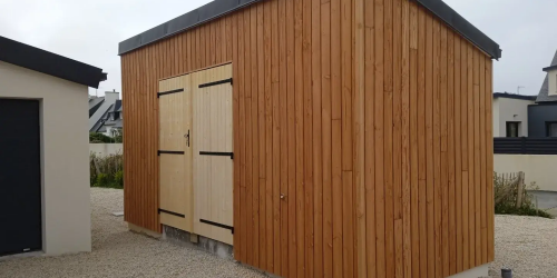 Février 2025 : réalisation d'un cabanon