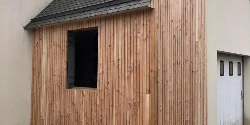 Exemple de pose de bardage