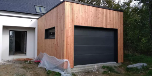 Exemple de pose de bardage