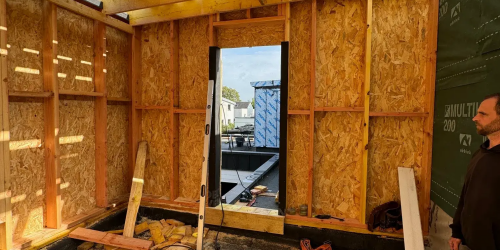 Février 2025 : création d'une extension en bois (surélévation)