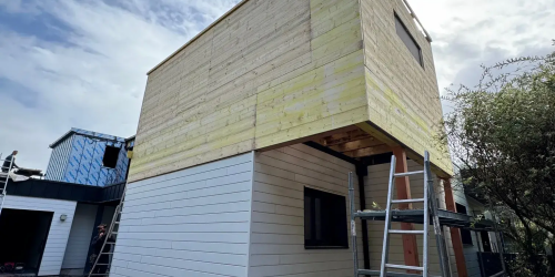 Février 2025 : création d'une extension en bois (surélévation)