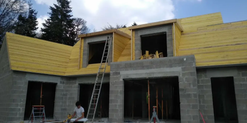 Février 2025 : réalisation d'une charpente