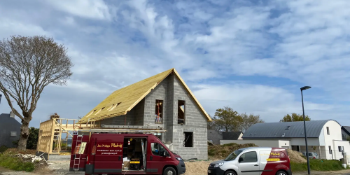 Février 2025 : réalisation d'une charpente