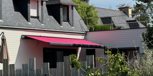 Pose d'un store banne