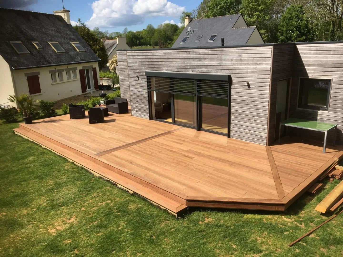 Exemple de réalisation d'une terrasse